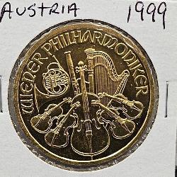 1999 Austria  1 oz. Gold Coin