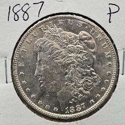 1887 Morgan Silver Dollar