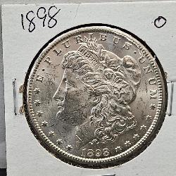 1898 O Morgan Silver Dollar