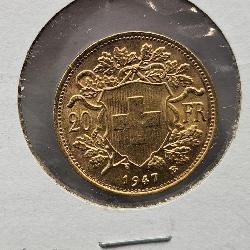 20 Franc 1947 B Gold Coin