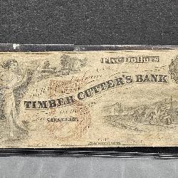 Timbercutter's Bank Georgia $5 Note