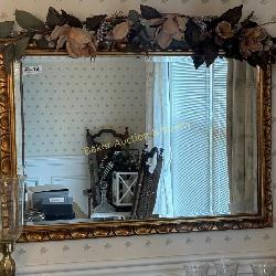 Large Gold framed Mirror