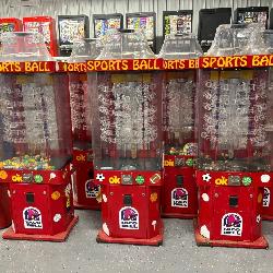 (6) Taco Bell Sports Ball $.25 Vending Machines