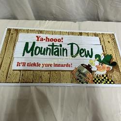 MOUNTAIN DEW METAL SIGN