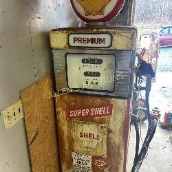 WAYNE 505 SUPER SHELL GAS PUMP