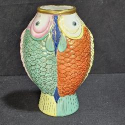 VTG 1970's Donghia Koi Toscany Vase