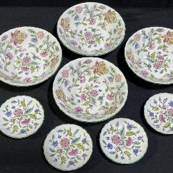 Minton Hadden Hall 4 Small Salts & 4 Dessert Bowls