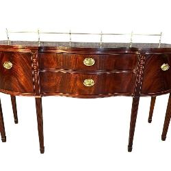 THOMASVILLE MAHOGANY INLAID BUFFET