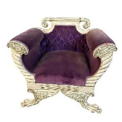 19TH CENTURY FEDERAL CORNUCOPIA ARM CHAIR