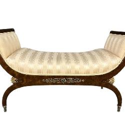 FRENCH EMPIRE DRESSING SEAT BENCH