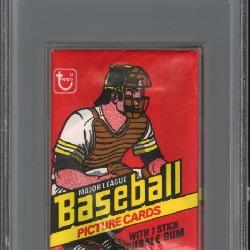 1978 Topps Baseball Unopened Pack PSA 7