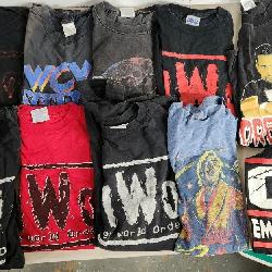 Collection of Vintage Wrestling Tshirts