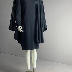 St. John Knit Collection Dress & Cashmere Cape