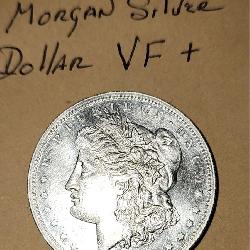 1882 S Morgan Silver Dollar VF+