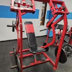 Shoulder Press Weight Machine w 45, 35& 25 LB Sets