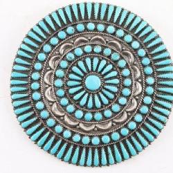 Zuni Turquoise Pin/Drop