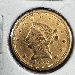 1852-O $2.50 Gold Liberty Head VF