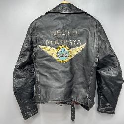 1940's leather triumph Thunderbird bikers jacket >