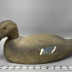 Vintage handmade wooden duck decoy