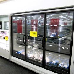 2022 HUSSMANN RL FREEZER DOOR CASE - SOLD BY THE DOOR - NO COMPRESSOR