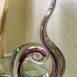 Italian Oggetti Art Glass Statue