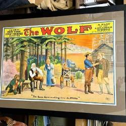 Large The Wolf Lithograph Print