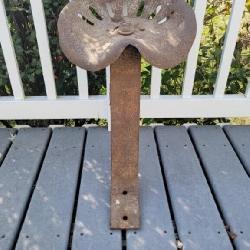 Antique Tractor Cast Iron Seat and Bracket