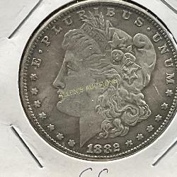 1882 CARSON CITY MORGAN SILVER DOLLAR