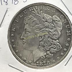 1878 S MORGAN SILVER DOLLAR