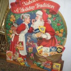 4FT NABISCO CARDBOARD STORE DISPLAY