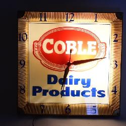 Coble Dairy Products Clock