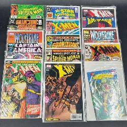 15 Comic Books- X-Men, Wolverine, Captain America+