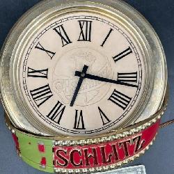 Schlitz Beer Advertising Bar Wall Clock Light