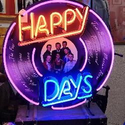 Happy Days Neon Sign