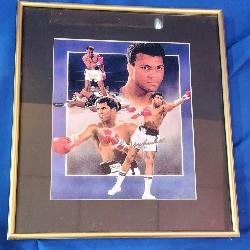 Muhammad Ali Christopher Peluso Framed and Signed Presentation