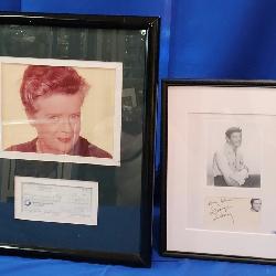 Frances Bavier 'Aunt Bea' Andy Griffith Show Signed Personal Check