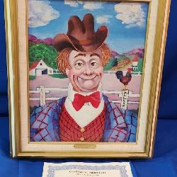 Red Skelton Sunday Afternoon Signed Limited Edition Clown Painting