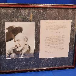 1947 Jimmy Durante Signed Radio Contract Presentation