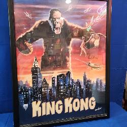 King Kong Autographed Movie Poster