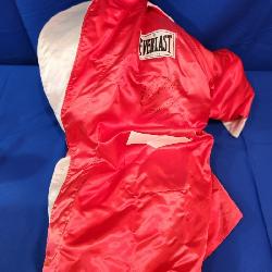 Riddick Bowe Autographed Everlast Silk Boxing Robe