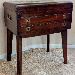 Antique Silverware Chest w/Brass Hardware