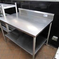 4FT STAINLESS STEEL TABLE - 30IN DEEP