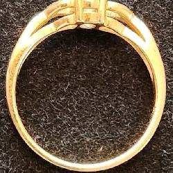 14k marked ring