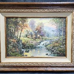 Thomas Kinkade Framed Canvas Print Gallery Proof