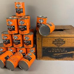 Full NOS Case Harley Davidson Mototcyle 1980s Composite Motor Oil Quart Cans