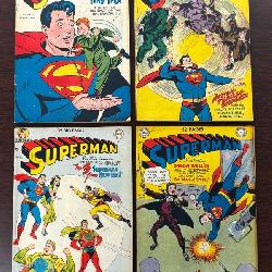 #328 (4) Superman Comics incl. #58, 59, 62, & 65