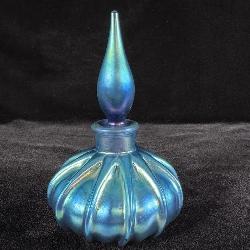 Beautiful art glass perfume bottle possibly >