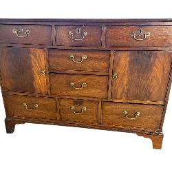 RARE 18TH CENTURY SOLID MAHOGANY BUFFET