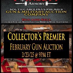 Premier Gun Firearm Auction of February by Poinsett Armory