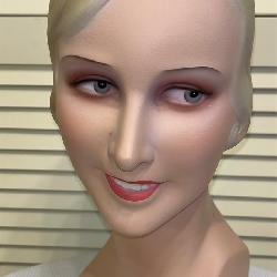 RARE Antique 1920s bust mannequin flapper girl